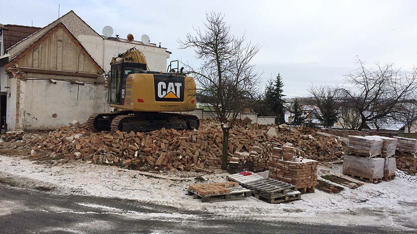 Demolice rodinného domu 1